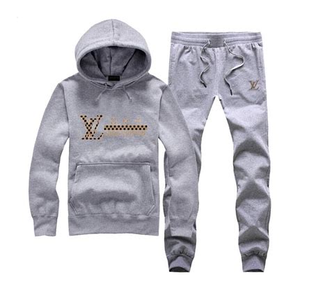 louis vuitton grey tracksuit